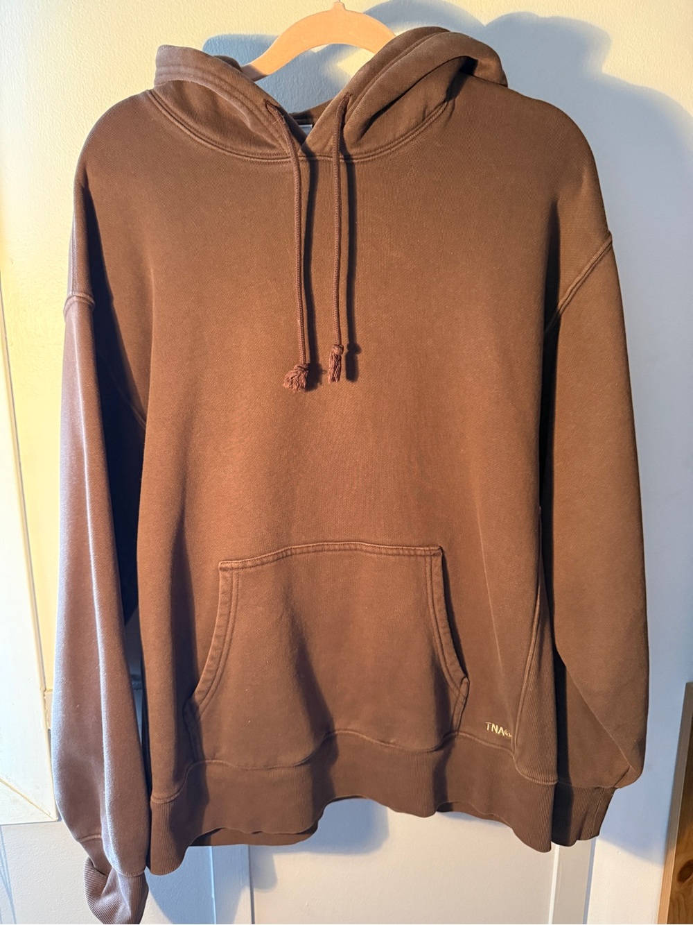 Aritzia Brown Boyfriend Fit Hoodie